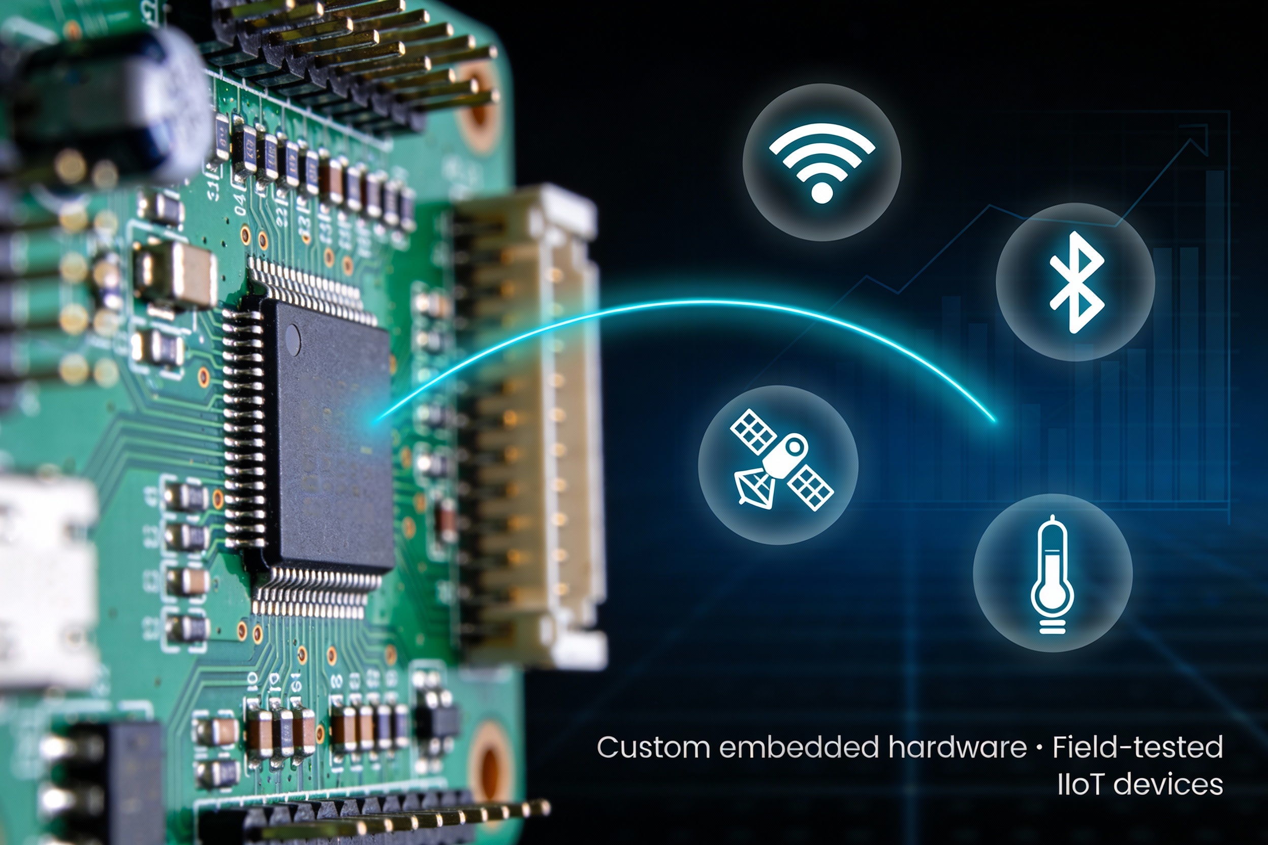 Embedded PCB board and components